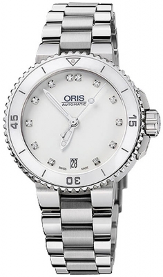 Oris Aquis Date Diamonds 36mm 01 733 7652 4191-07 8 18 01P